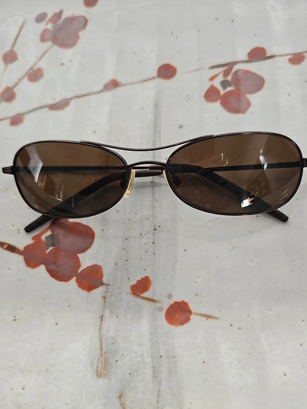 Oliver Peoples Vintage Speedster Polarized Sunglasses 57016-135 Narrow Aviator